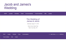 Tablet Screenshot of jacobandjames.com